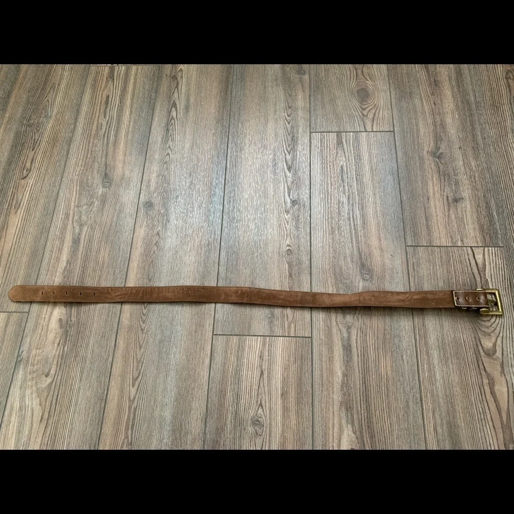 Men's Brown Leather Belt